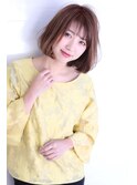 大人かわいいカットでキマる全世代対応ボブ