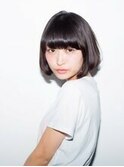 大人可愛いイメチェンモードヘアダークアッシュチェリーブラウン