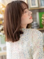 カバーヘア ブリス 北浦和(COVER HAIR bliss)&nbsp;ミストバングハイライト小顔くびれミディa北浦和20代30代40代