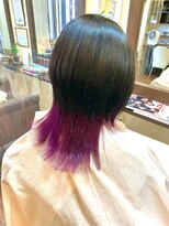 エディオ ヘア(edio hair)&nbsp;ウルフインナーパープル