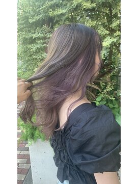 シャル 相模大野(shalu) 【村上】パープルインナーカラー≪shalu相模大野≫