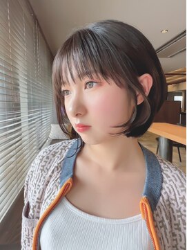 ロンドローズ 名古屋(Lond damaskRose) カジュアルで可愛いミニボブ