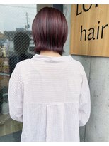 ロペヘア(LOPE hair) ミニボブ×カッパーピンク＊植田マイ