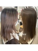 髪質改善ストレート