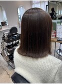 切りっぱなしボブ