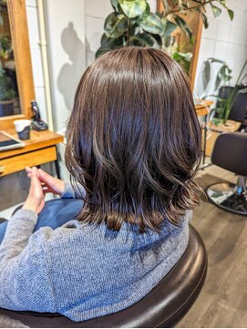 ヘアードレスビュー(hair dress V.I.E.W) 透明感ブラウンカラー