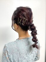 バブルス 久米川店(BUBBLES)&nbsp;お呼ばれ編み下ろしアレンジ