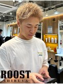 スパイキーショート×ミルクティーベージュ