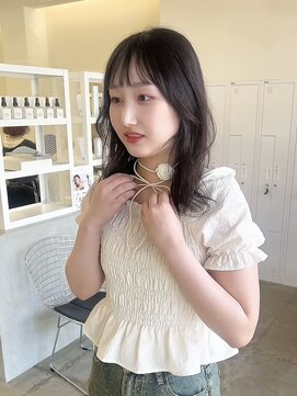 クリアーオブヘアー 池下店(clear OF HAIR) ミディアムレイヤー×シースルーバング