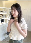 ミディアムレイヤー×シースルーバング