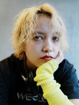 フローレア(Flow rare) ブロンド×パーマヘア【山崎早百合】