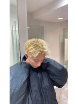 アース 三軒茶屋店(HAIR&MAKE EARTH)&nbsp;三軒茶屋_メンズ_スパイキーショート_ハイトーン_ブリーチ_