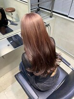 テトヘアー(teto hair)&nbsp;ピンクカラー　暖色カラー　グラデーションカラー