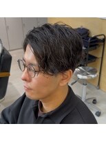 ニコフクオカヘアーメイク(NIKO Fukuoka Hair Make)&nbsp;「NIKO」大人ツイストスパイラル　大人メンズパーマ　福岡天神
