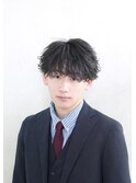 シースルーフェザーショート