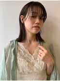 束ねやすさ◎！抜け感切っぱなしロブ