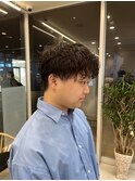 【自由が丘】無造作マッシュパーマ