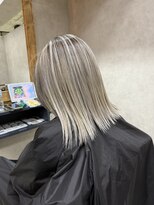 サニー 渋谷(SUNNY) バレイヤージュ、ハイライト、レイヤーロング、グレーベージュ