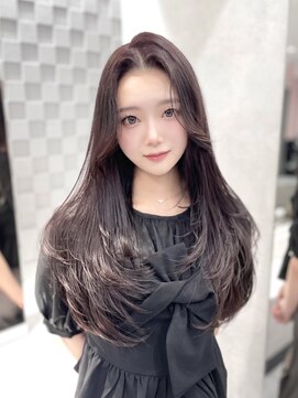 ジーナ 名駅(XENA.) 《LUNA》ハイレイヤー/ピンクラベンダー/韓国ヘア/くびれ