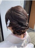 お宮参りママ着物スタイル