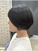 30代40代50代白髪ぼかし丸みショートくびれショート