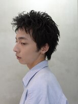 バイフィフス 原宿/表参道(by fifth)&nbsp;ラフな質感の無造作パーマ×スパイキーショートスタイル