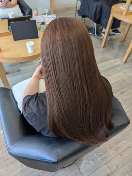 リアン 宮前店(Rian) ロングブリーチなしタブルカラーアッシュベージュ