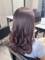 パヌポン(PANUPON)&nbsp;ラベンダーブラウンケアブリーチハイライトバレイヤージュ