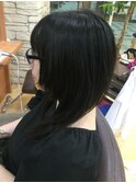 20代30代40代シースルーバング×姫カットレイヤーマレットヘア