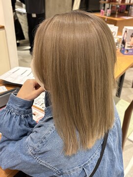 サラビューティーサイト 志免店(SARA Beauty Sight) 【志免】ブリーチカラー/シルキーベージュ/透明感カラー