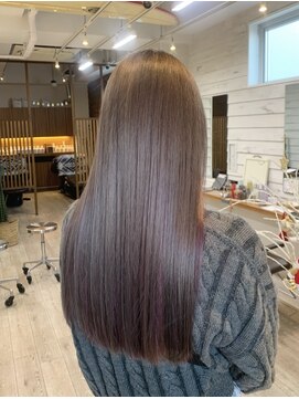 グレージュカラー【守谷/ブリーチ/グレージュ/ベージュ/暖色】