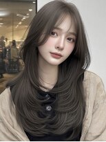 ノイズオオサカ 天王寺店(NOISM OSAKA)&nbsp;韓国風レイヤーカット/ロングレイヤー/ハッシュカット/10代20代