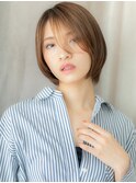 モカブラウンブリーチなしナチュラルショート320Z戸田公園30代