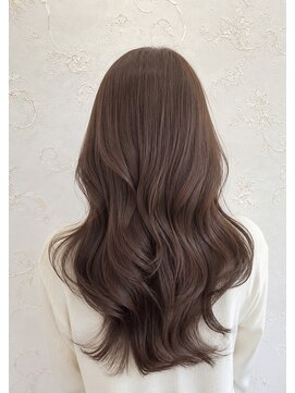 ヘアデザイン アンジェロカフェ(Hair Design Angelo cafe) マロンブラウン×ヨシンモリロング【20代30代40代】