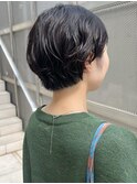 20代30代前髪なしショートハンサムショート丸みショートレイヤー