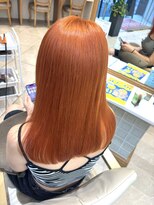 シュヴー 浦安店(CHEVEUX)&nbsp;浦安 ダブルカラー  オレンジカラー