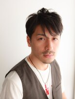 パティオン(PATIONN)&nbsp;メンズ黒髪ナチュラルツーブロックスタイル【表参道青山原宿】