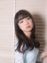 クオーレ ヘア アンジュ 水戸店(CUORE HAIR ange)&nbsp;モーブカラー☆ナチュラルロング