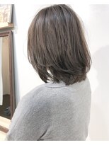 ヘアーアンドアトリエ マール(Hair&Atelier Marl)&nbsp;【Marl】マットグレージュカラーのシンプルボブ♪