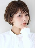ふんわり ボリューム 骨格美 小顔 ショートボブ