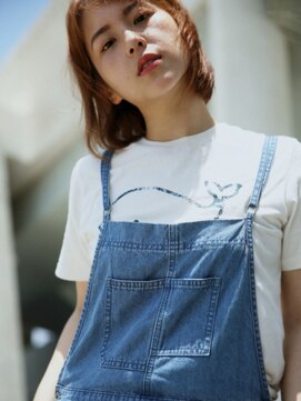 マルカ 調布(marca) 【marca】ナチュラルストレートボブ×重めバング