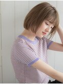 《calico》＊涼しげヘア＊ミニボブ☆韓国ヘア＊ヘーゼルベージュ
