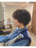 《OLTI》マッシュショート×しっかりパーマ