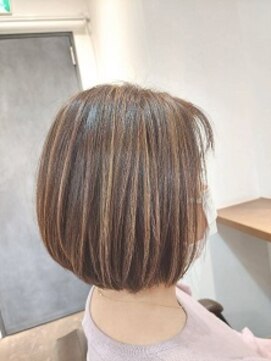 ヘアデザインアトリエ キャンプス(hair design atelier Camps) ハイライトボブ