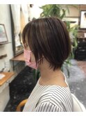 ショート×ナチュラルハイライト