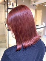 ベレーザシェルト(Beleza scelto)&nbsp;ba949_透明感ニュアンスカラーベビーピンクハイトーンカラーボブ