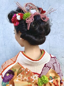 ビートス(BEAT S) 【LA PENSEE】振袖美人のモダンヘアセット×着付★