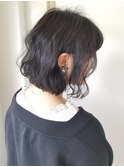 ナチュラル☆ラフウェーブボブ