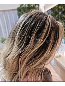 イデア 柏の葉コイルリンクガレージ店(IDEA) コントラストバレイヤージュ