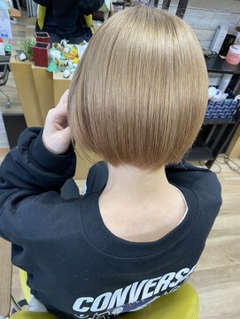 ラッコのおひるね ブリーチありホワイトベージュ